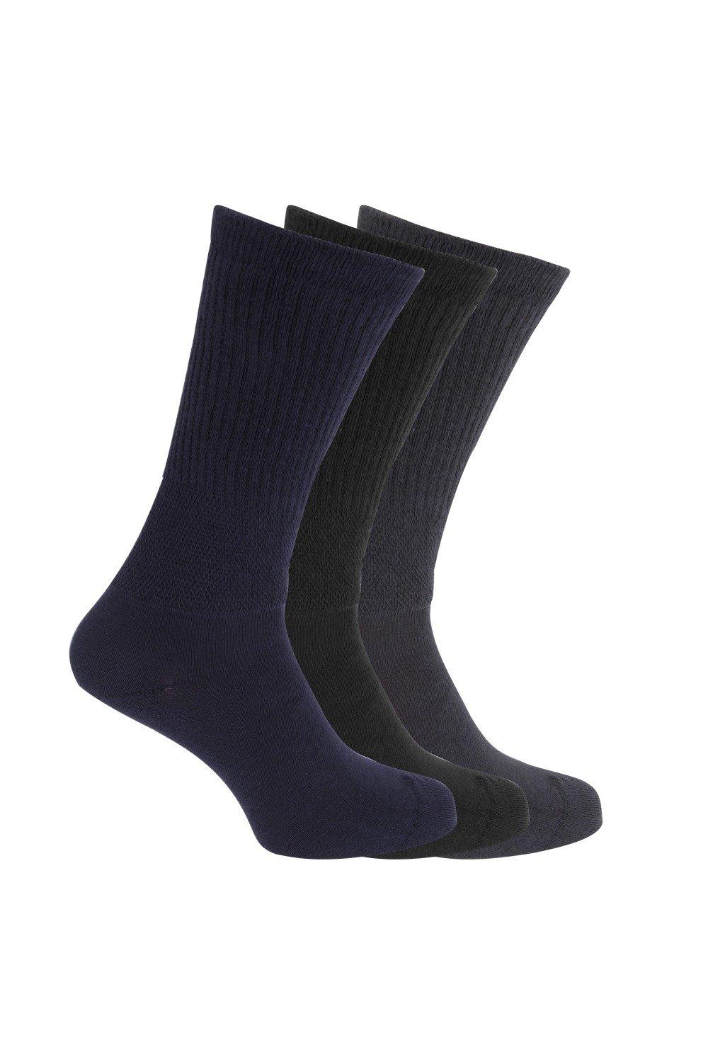 Extra Wide Comfort Fit Wide Feet Diabetic Socks (3 Pairs)