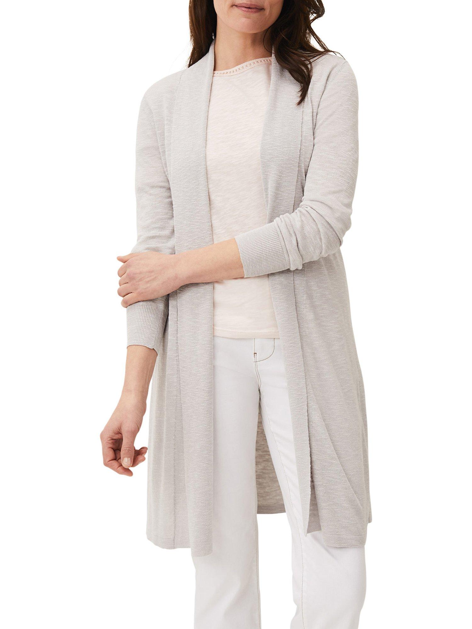 Jumpers & Cardigans | Lili Linen Longline Cardigan | Phase Eight