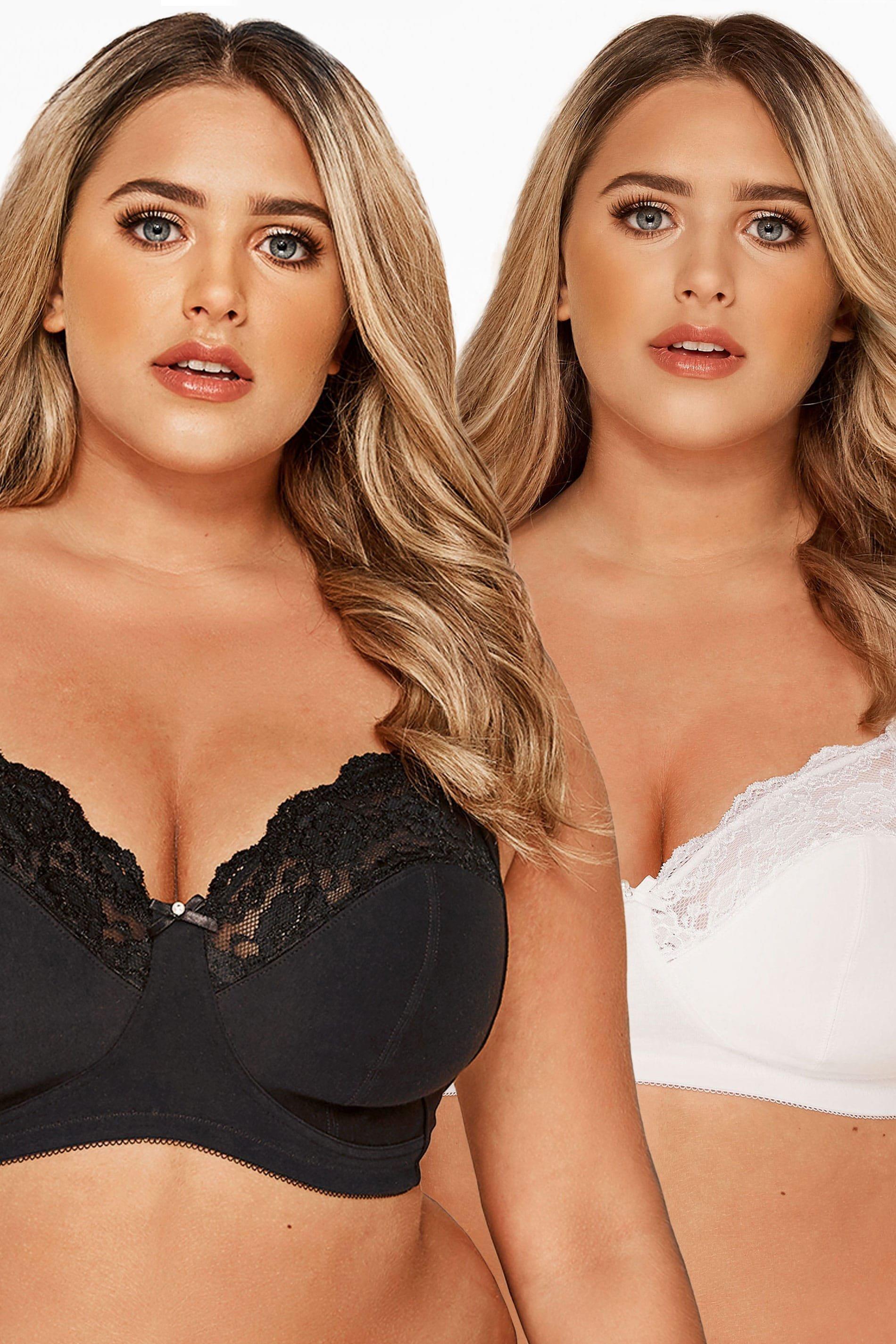 2 Pack Non-Wired Soft Cup Bras