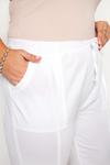 Yours Cool Cotton Cropped Trousers thumbnail 4
