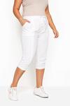 Yours Cool Cotton Cropped Trousers thumbnail 5