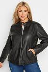 Yours Faux Leather Jacket thumbnail 4
