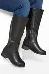 Yours Extra Wide Fit Knee High Boots With XL Calf thumbnail 1
