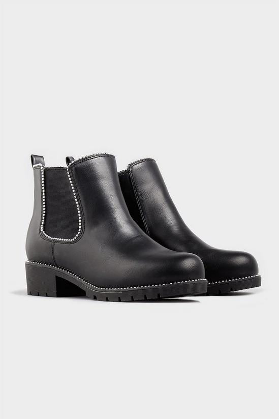 Yours Extra Wide Fit Studded Chelsea Boots 1