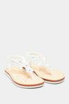 Yours Extra Wide Fit Diamante Flower Sandals thumbnail 2