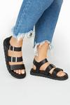 Yours Extra Wide Fit Footbed Buckle Sandals thumbnail 1