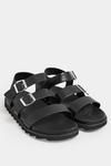 Yours Extra Wide Fit Footbed Buckle Sandals thumbnail 2