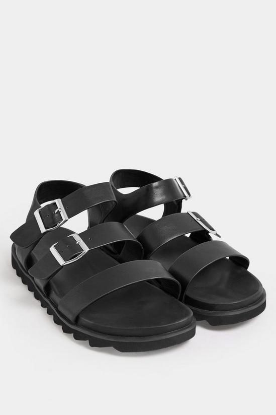 Yours Extra Wide Fit Footbed Buckle Sandals 2