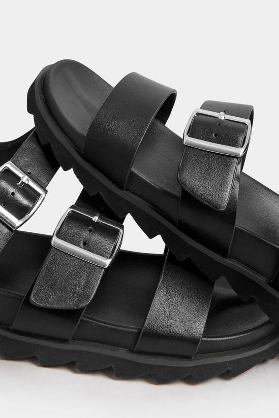 Yours Extra Wide Fit Footbed Buckle Sandals 3
