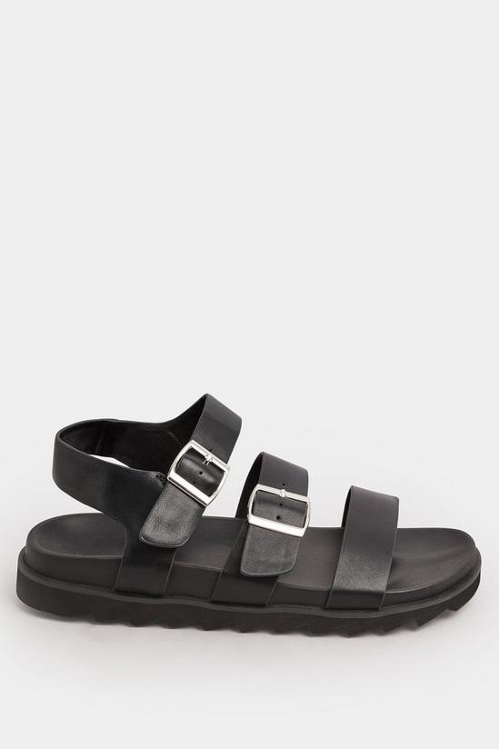 Yours Extra Wide Fit Footbed Buckle Sandals 4