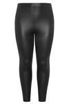 Yours Leather Look Leggings thumbnail 2