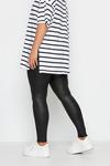 Yours Leather Look Leggings thumbnail 3