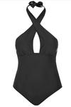 Yours Crossover Halter Neck Swimsuit thumbnail 3