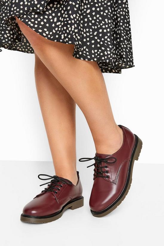 Yours Extra Wide Fit Leather Lace Up Brogues 1