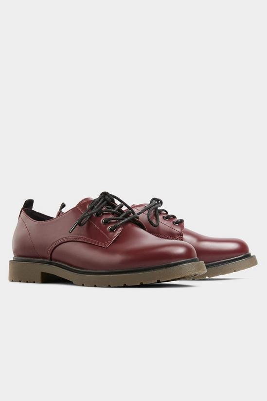Yours Extra Wide Fit Leather Lace Up Brogues 4