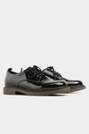 Yours Extra Wide Fit Patent Lace Up Brogues thumbnail 1