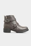 Yours Extra Wide Fit Strap Buckle Ankle Boots thumbnail 5