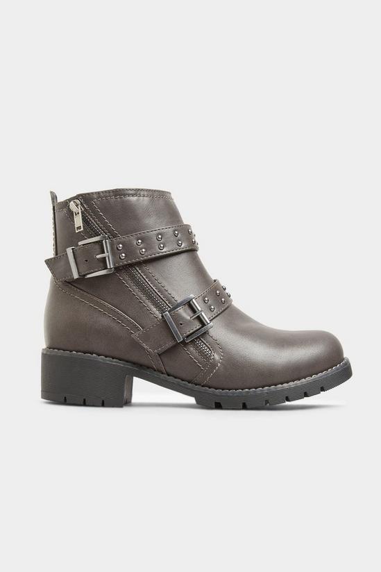Yours Extra Wide Fit Strap Buckle Ankle Boots 5