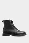 Yours Wide & Extra Wide Fit Faux Leather Lace Up Ankle Boots thumbnail 3