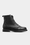 Yours Wide & Extra Wide Fit Faux Leather Lace Up Ankle Boots thumbnail 4