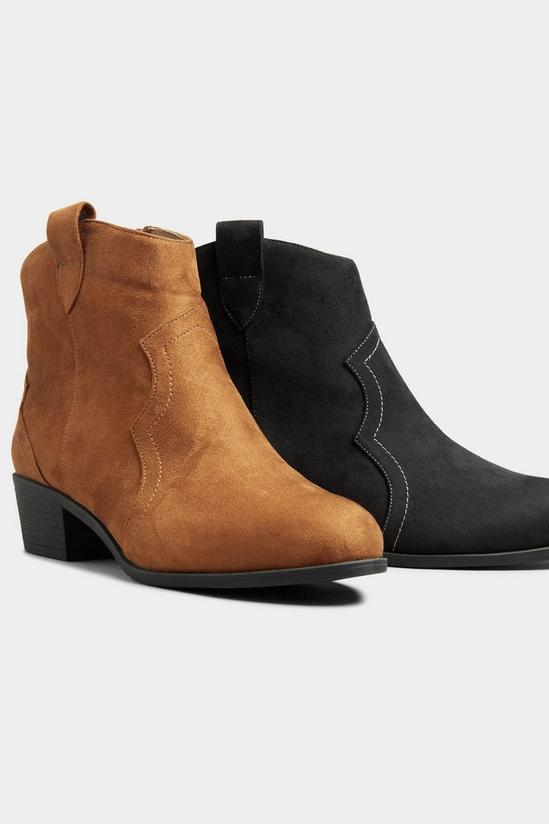 Yours Extra Wide Fit Western Ankle Boots 2