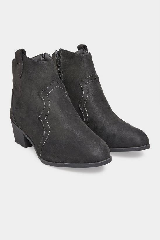 Yours Extra Wide Fit Western Ankle Boots 5