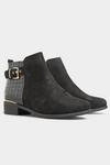 Yours Extra Wide Fit Croc Effect Buckle Chelsea Boots thumbnail 1