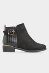 Yours Extra Wide Fit Croc Effect Buckle Chelsea Boots thumbnail 5