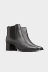 Yours Leather Heeled Chelsea Boots thumbnail 1