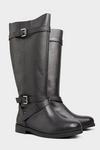 Yours Extra Wide Fit Calf Knee High Riding Boots thumbnail 1