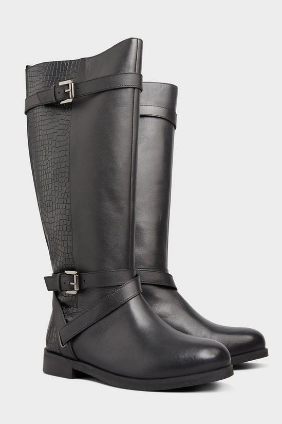Yours Extra Wide Fit Calf Knee High Riding Boots 1