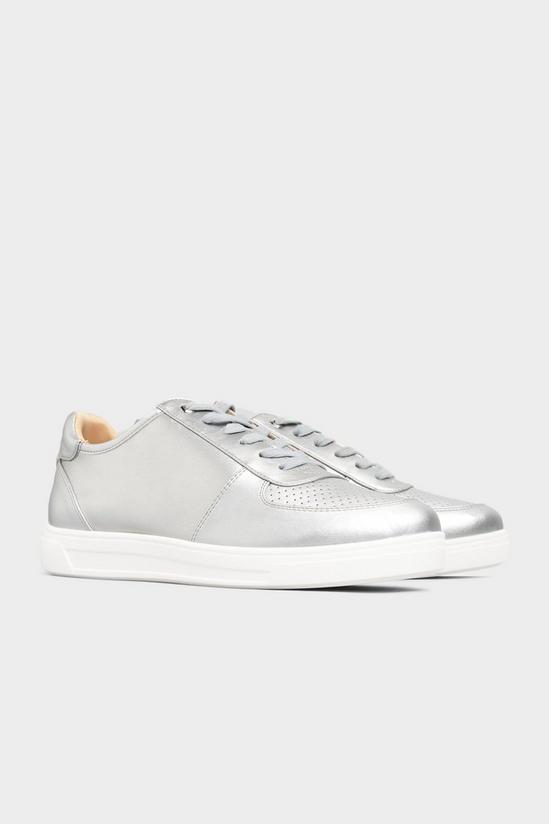 Yours Extra Wide Fit Faux Leather Trainers 1