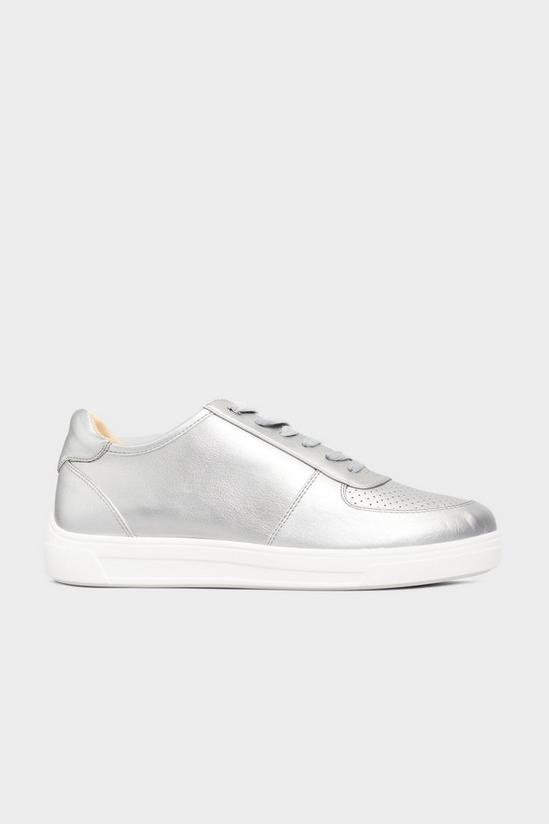 Yours Extra Wide Fit Faux Leather Trainers 4