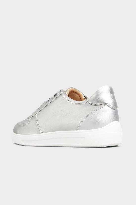 Yours Extra Wide Fit Faux Leather Trainers 5