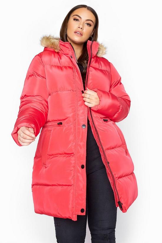Yours Longline Padded Coat 1