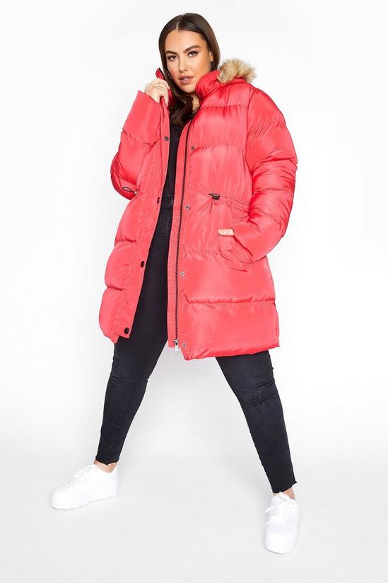 Yours Longline Padded Coat 3