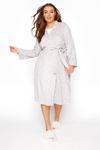Yours Flannel Fleece Dressing Gown thumbnail 1