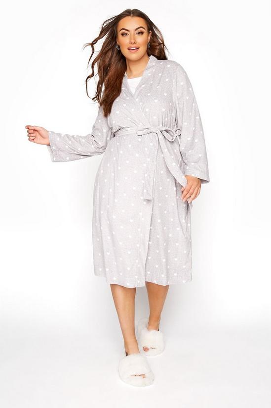 Yours Flannel Fleece Dressing Gown 1