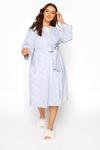 Yours Flannel Fleece Dressing Gown thumbnail 1