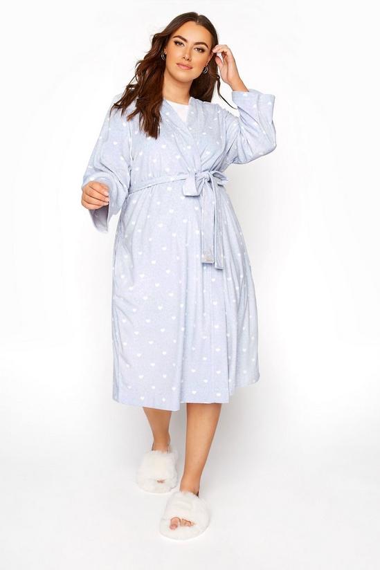 Yours Flannel Fleece Dressing Gown 1