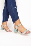Yours Extra Wide Fit Block Heeled Sandals thumbnail 1