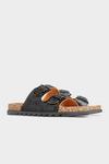Yours Wide Fit Sparkle Footbed Sandals thumbnail 2