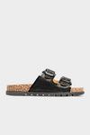 Yours Wide Fit Sparkle Footbed Sandals thumbnail 3