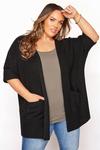Yours Turn Up Sleeve Cardigan thumbnail 1