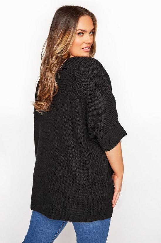 Yours Turn Up Sleeve Cardigan 4