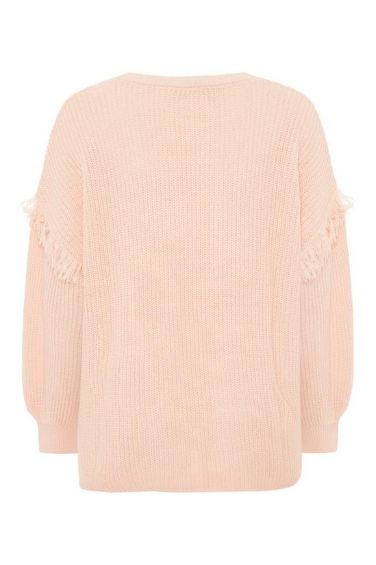 Yours Tassel Sleeve Chunky Knitted Jumper 3