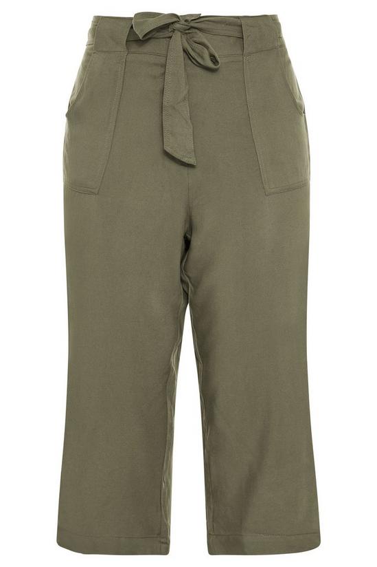 Yours Belted Cropped Trousers 2