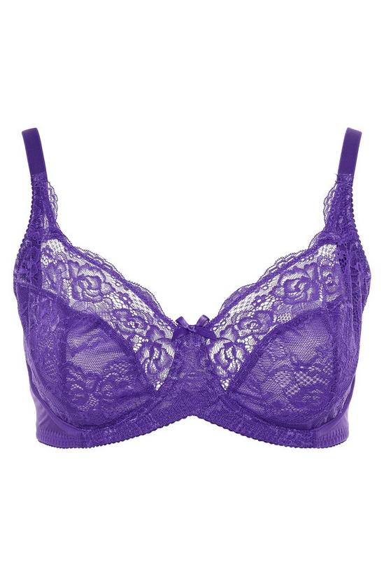 Yours Stretch Lace Non-Padded Underwired Bra 2