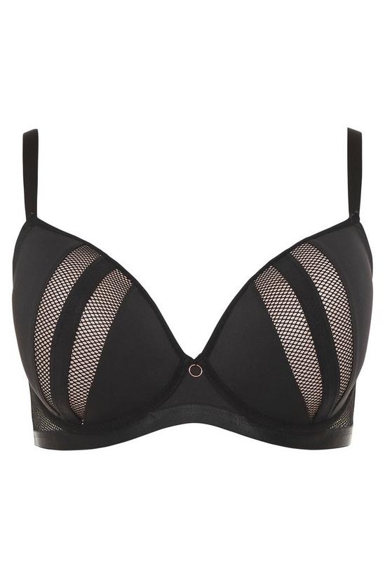 Yours Mesh Panelled Plunge Bra 2