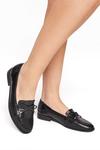 Long Tall Sally Bow Trim Loafers thumbnail 1